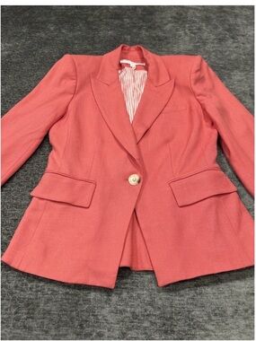 Veronica Beard Coral Pink Blazer